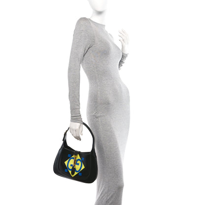 Gucci Calfskin Geometric Small Jackie 1961 Hobo Black 2 of 10