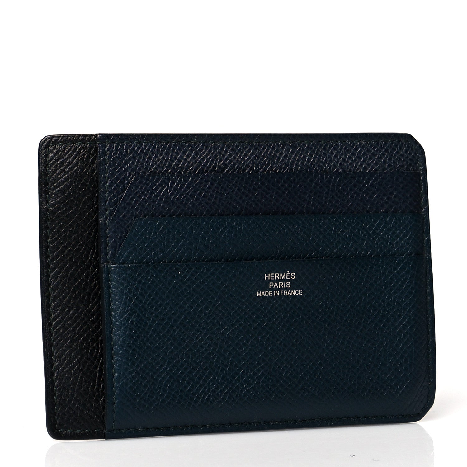 Hermes Epsom Colorblock City 8CC Card Holder Black 3 of 7