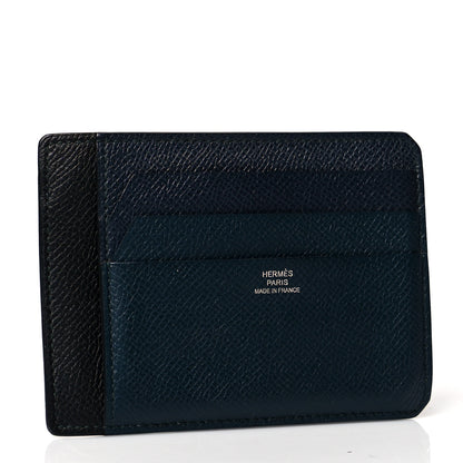 Hermes Epsom Colorblock City 8CC Card Holder Black 3 of 7