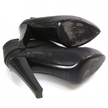 Louis Vuitton Grained Leather Queen Ankle Boots 5 of 8