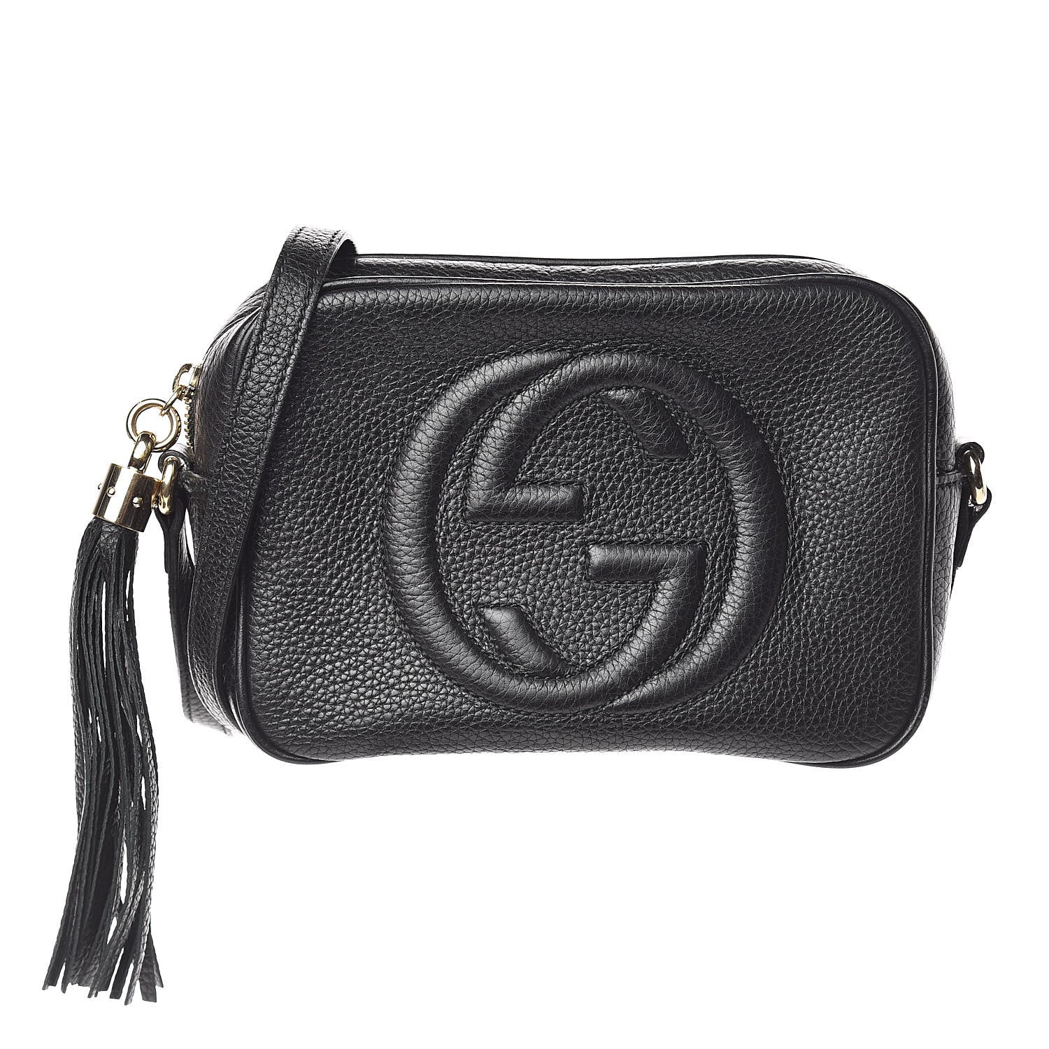 Gucci Pebbled Calfskin Small Soho Disco Bag Black 1 of 8