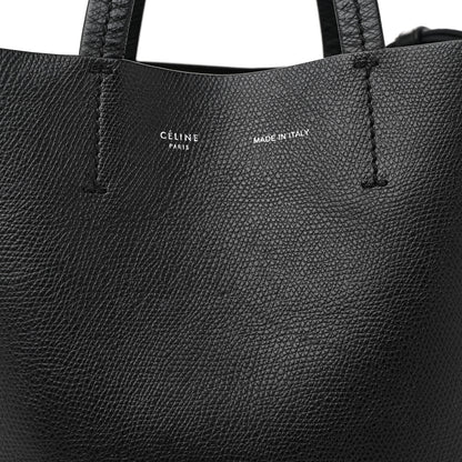 Celine Grained Calfskin Small Vertical Cabas Black 7 of 12