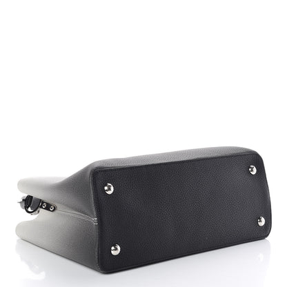 Louis Vuitton Taurillon Capucines MM Cloudy Black 4 of 13
