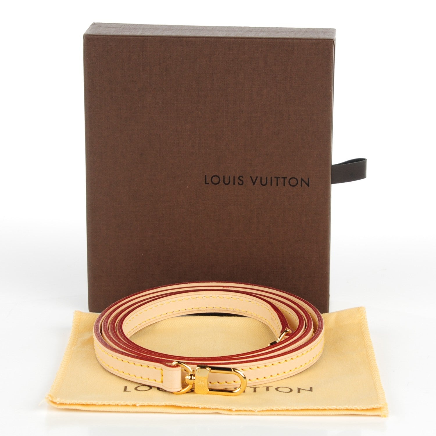 Louis Vuitton Vachetta Long Shoulder Strap VVN 5 of 9