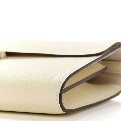 Hermes Epsom Alligator Lizard Constance Wallet To Go Nata 9 of 9