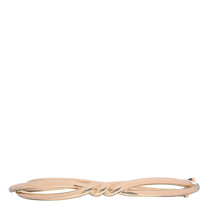 David Yurman 18K Yellow Gold Continuance Center Twist Bracelet 1 of 4