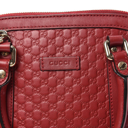 Gucci Soft Microguccissima Mini Dome Bag Rosso 9 of 14