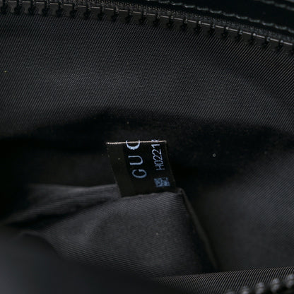 Gucci Mesh Web Hollywood Embroidered Double Buckle Backpack Anis Multicolor Black 8 of 13