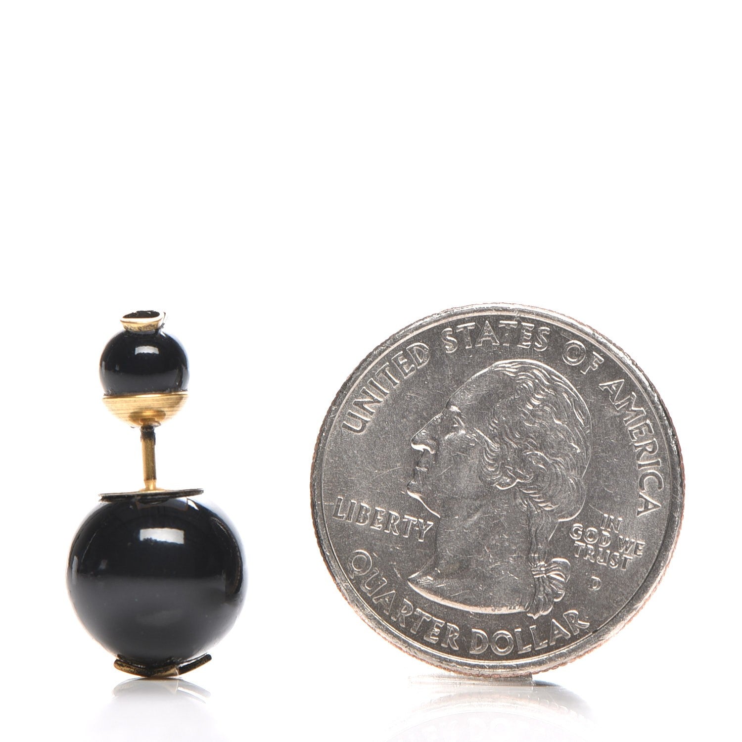 Christian Dior Bee Star Mise En Dior Tribal Earrings Black 2 of 6