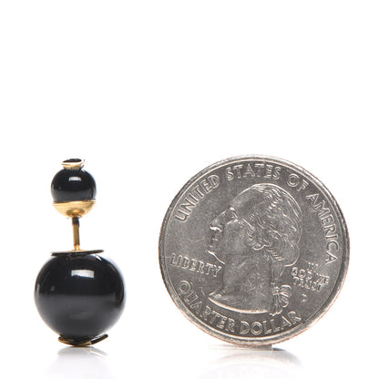 Christian Dior Bee Star Mise En Dior Tribal Earrings Black 2 of 6