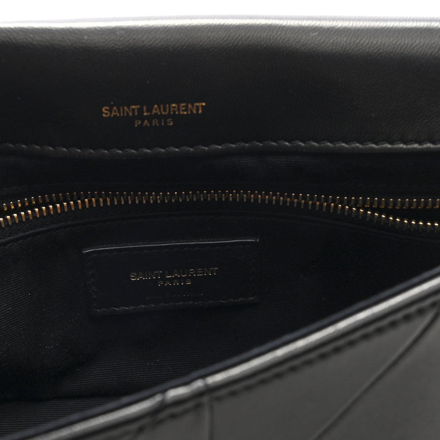 Saint Laurent Lambskin Patchwork Monogram Medium Jamie Black 6 of 9