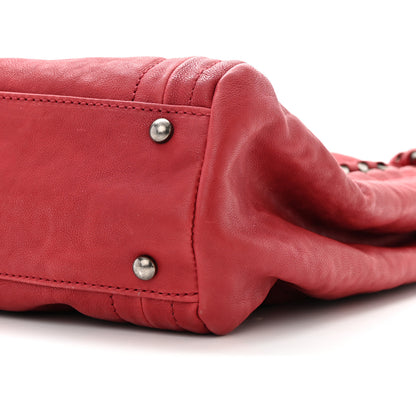 Chanel Caviar Modern Chain Tote Red 10 of 10