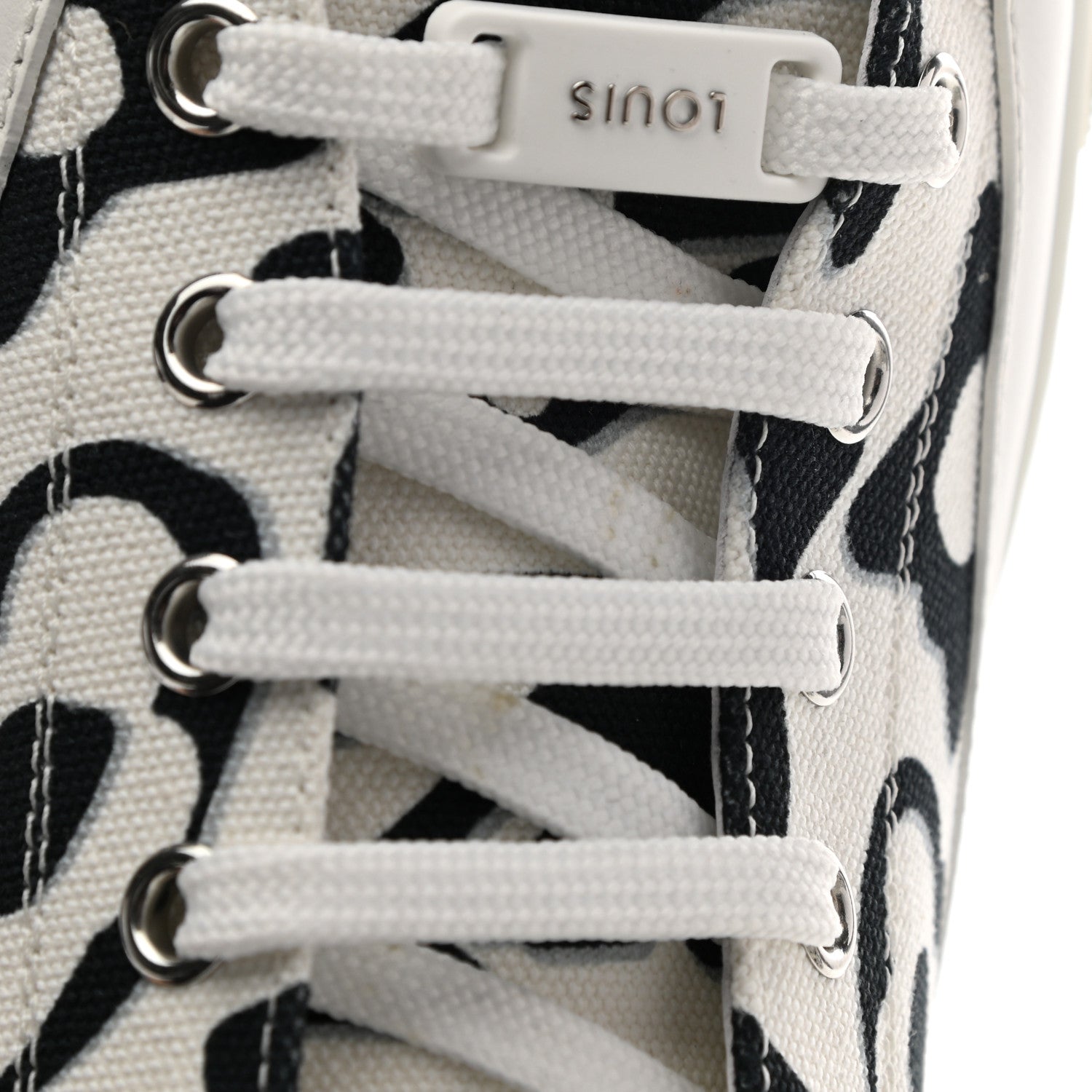 Louis Vuitton X UF Calfskin Tufted Monogram Stellar Sneaker Boots 37 White Black 9 of 9