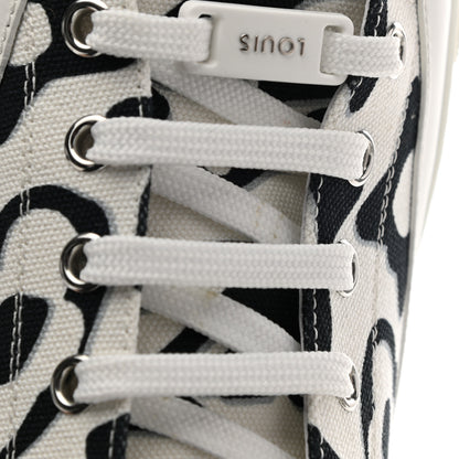 Louis Vuitton X UF Calfskin Tufted Monogram Stellar Sneaker Boots 37 White Black 9 of 9