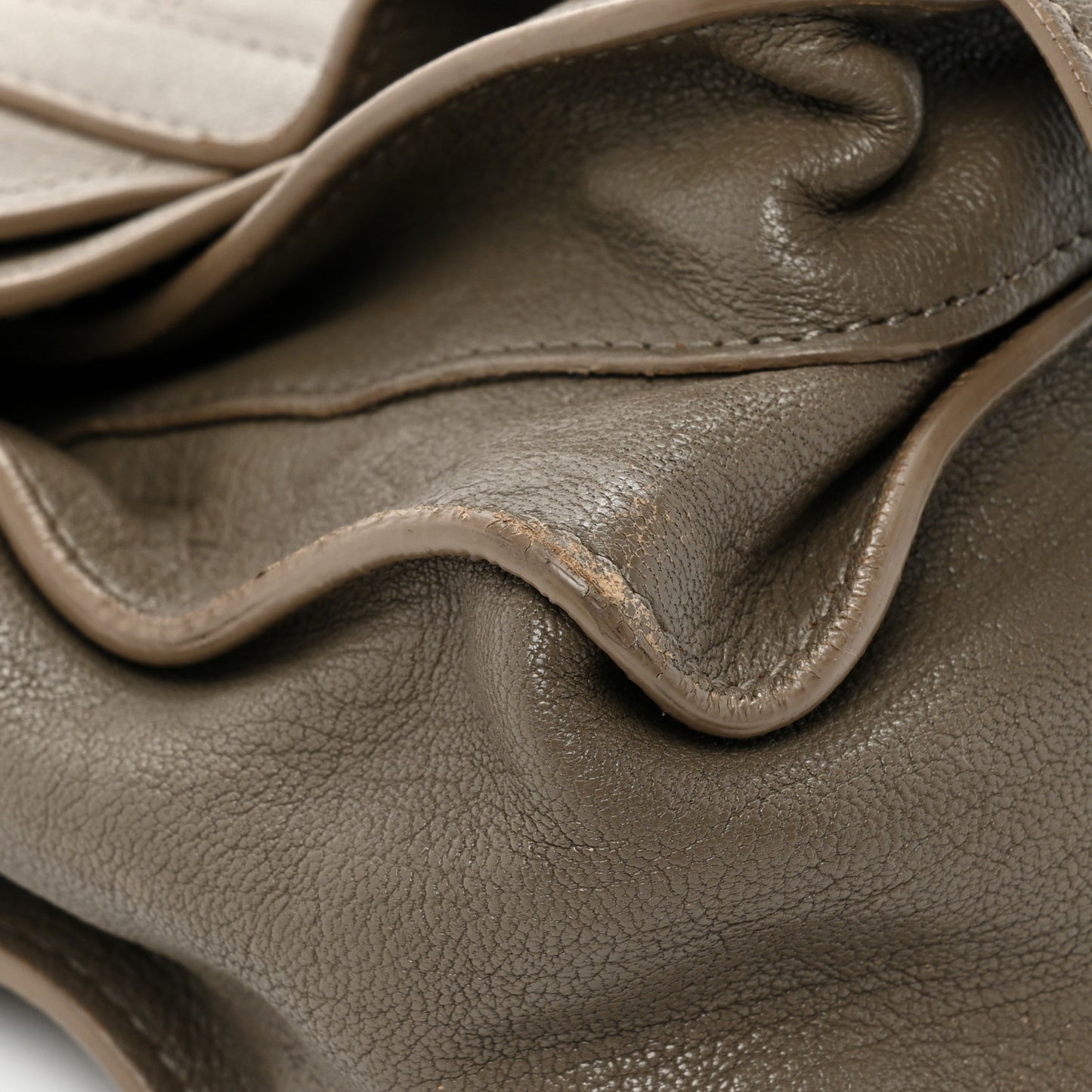 Lambskin Tiny PS1 Satchel Smoke