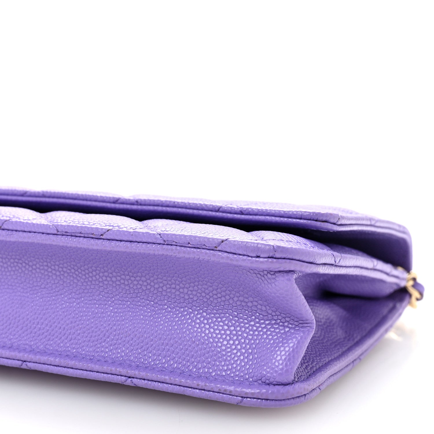 Chanel Caviar Quilted Wallet On Chain WOC Purple 11 of 12