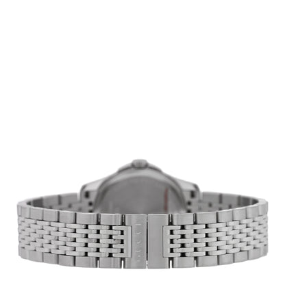 Gucci Stainless Steel Diamond Mother of Pearl 27mm G-Timeless Quartz Watch 3 of 4