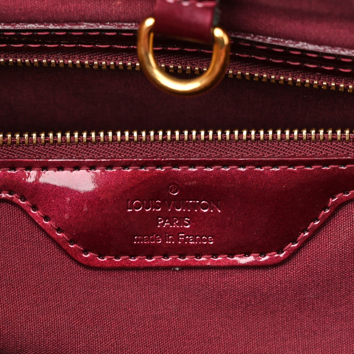 Louis Vuitton Vernis Wilshire MM Rouge Fauviste 5 of 11