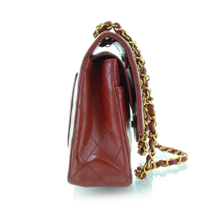 Chanel Lambskin Quilted Medium Double Flap Red 4 of 12