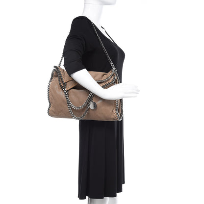 Stella McCartney Shaggy Deer Falabella Fold Over Tote Taupe 2 of 11
