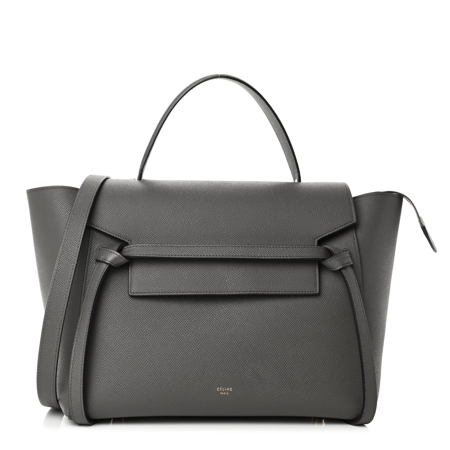 Celine Grained Calfskin Mini Belt Bag Grey 1 of 4