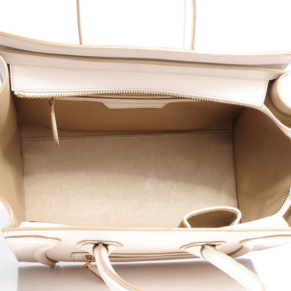 Celine Drummed Calfskin Mini Luggage 8 of 8