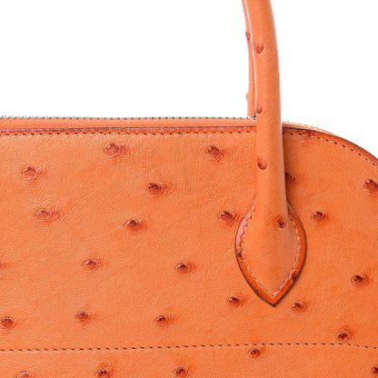 Hermes Ostrich Bolide 27 Orange 9 of 14
