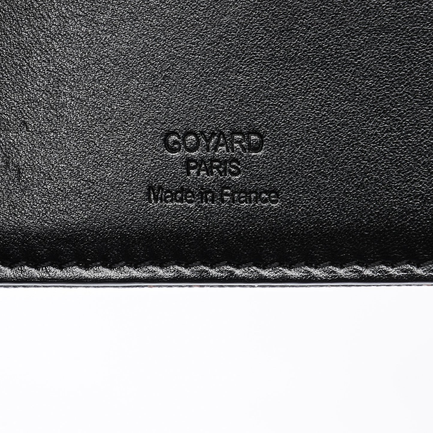 Goyardine Agenda Cover Black