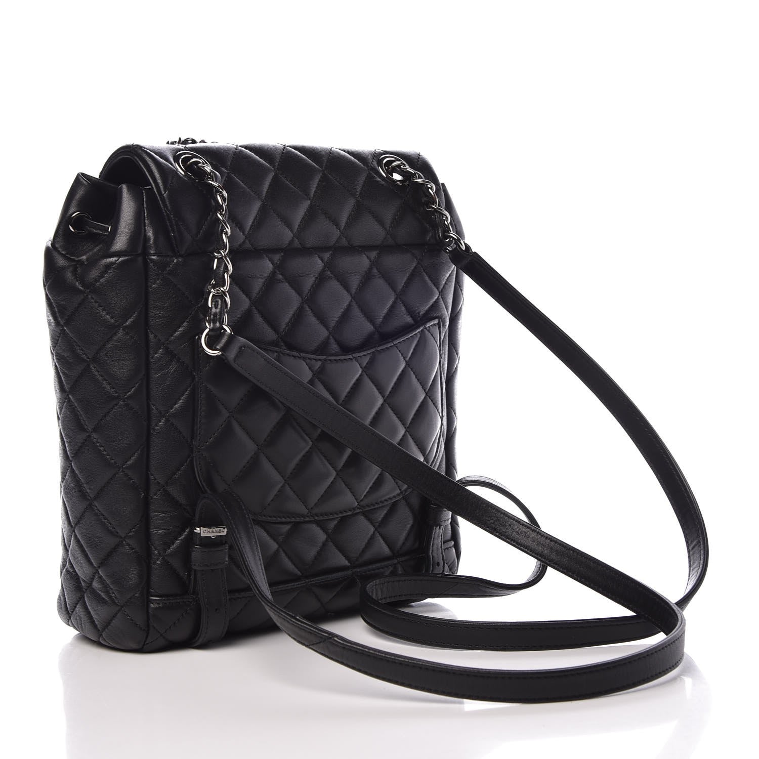 Chanel Lambskin Quilted Small Urban Spirit Backpack Black 3 of 8