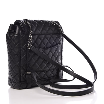 Chanel Lambskin Quilted Small Urban Spirit Backpack Black 3 of 8