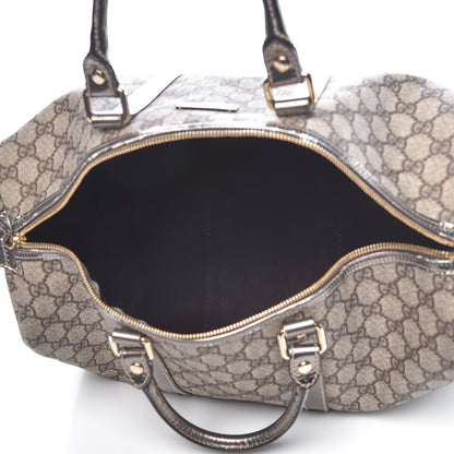 Gucci Monogram Large Joy Boston Pewter 5 of 23