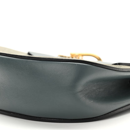 Chloe Suede Smooth Calfskin Mini Drew Shoulder Bag Cloudy Blue 11 of 11