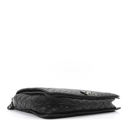 Chanel Calfskin Large Boy Reverso Flap Black 4 of 10