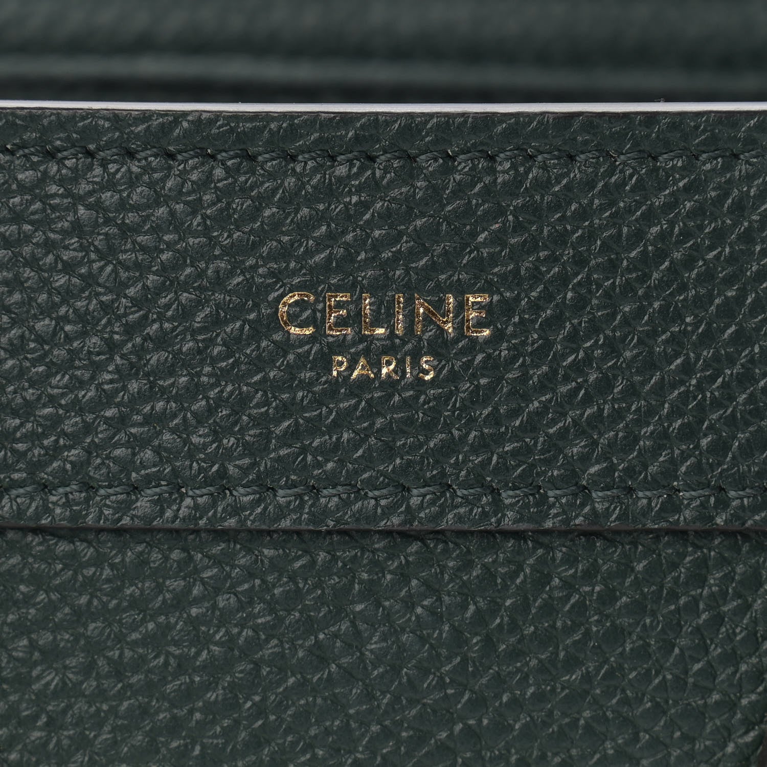 Celine Drummed Calfskin Nano Luggage Amazone 6 of 10