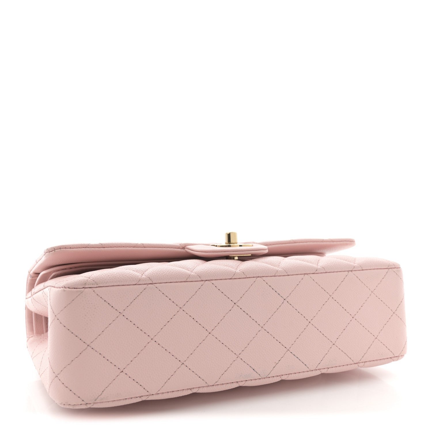 Chanel Caviar Quilted Medium Double Flap Light Pink 4 of 13
