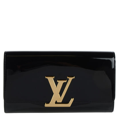 Louis Vuitton Patent Louise Clutch Black 1 of 7