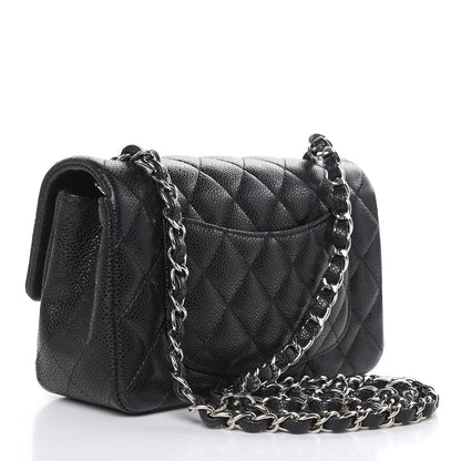 Chanel Caviar Quilted Mini Rectangular Flap Black 3 of 11
