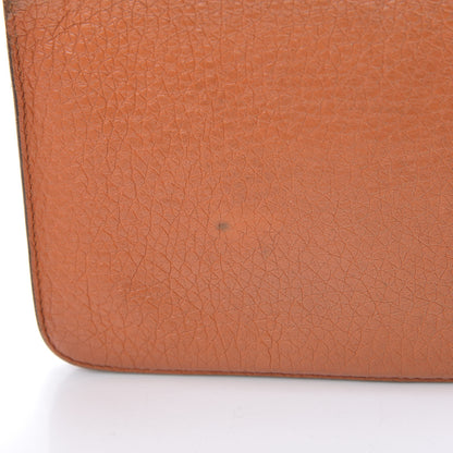 Hermes Togo Dogon Duo Wallet Orange 14 of 15