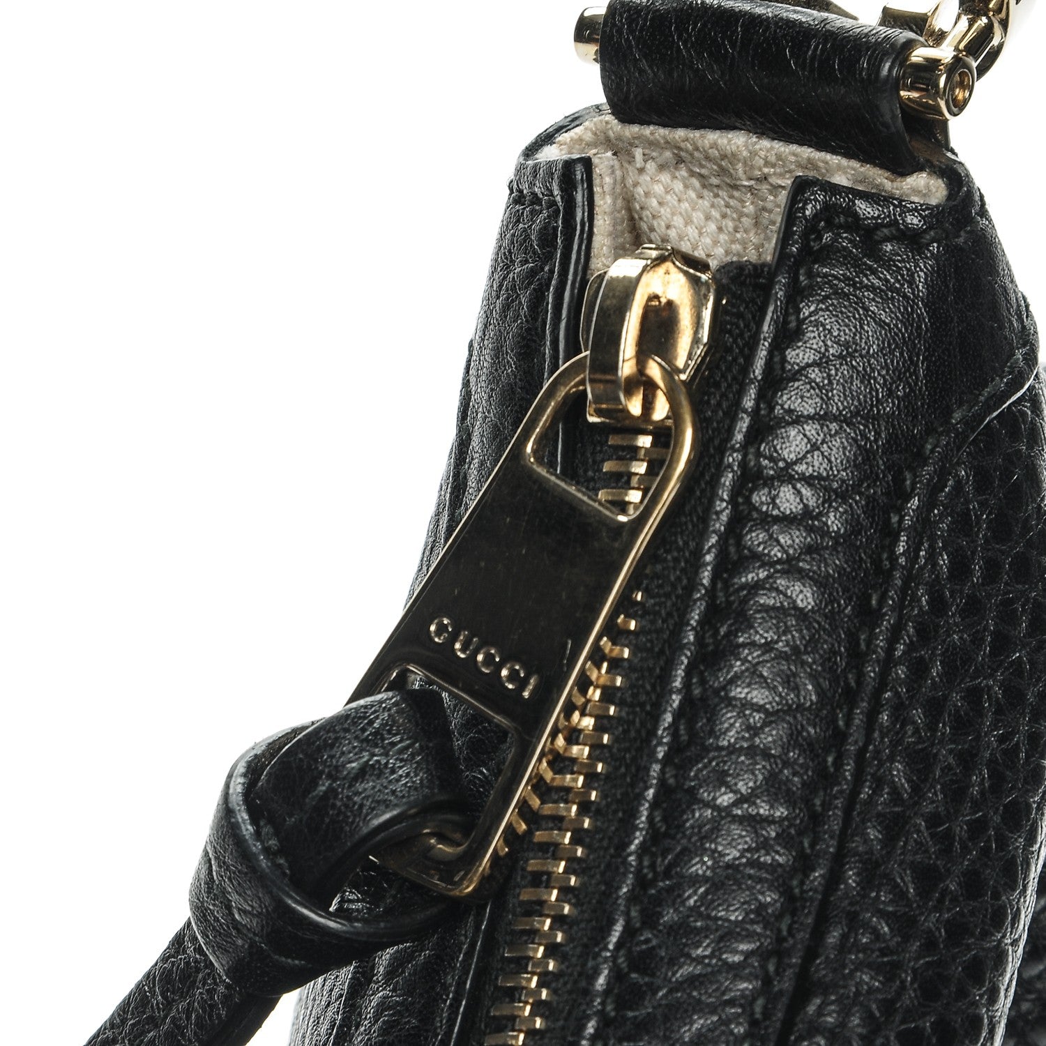 Gucci Pebbled Calfskin Small Miss GG Hobo Black 7 of 8