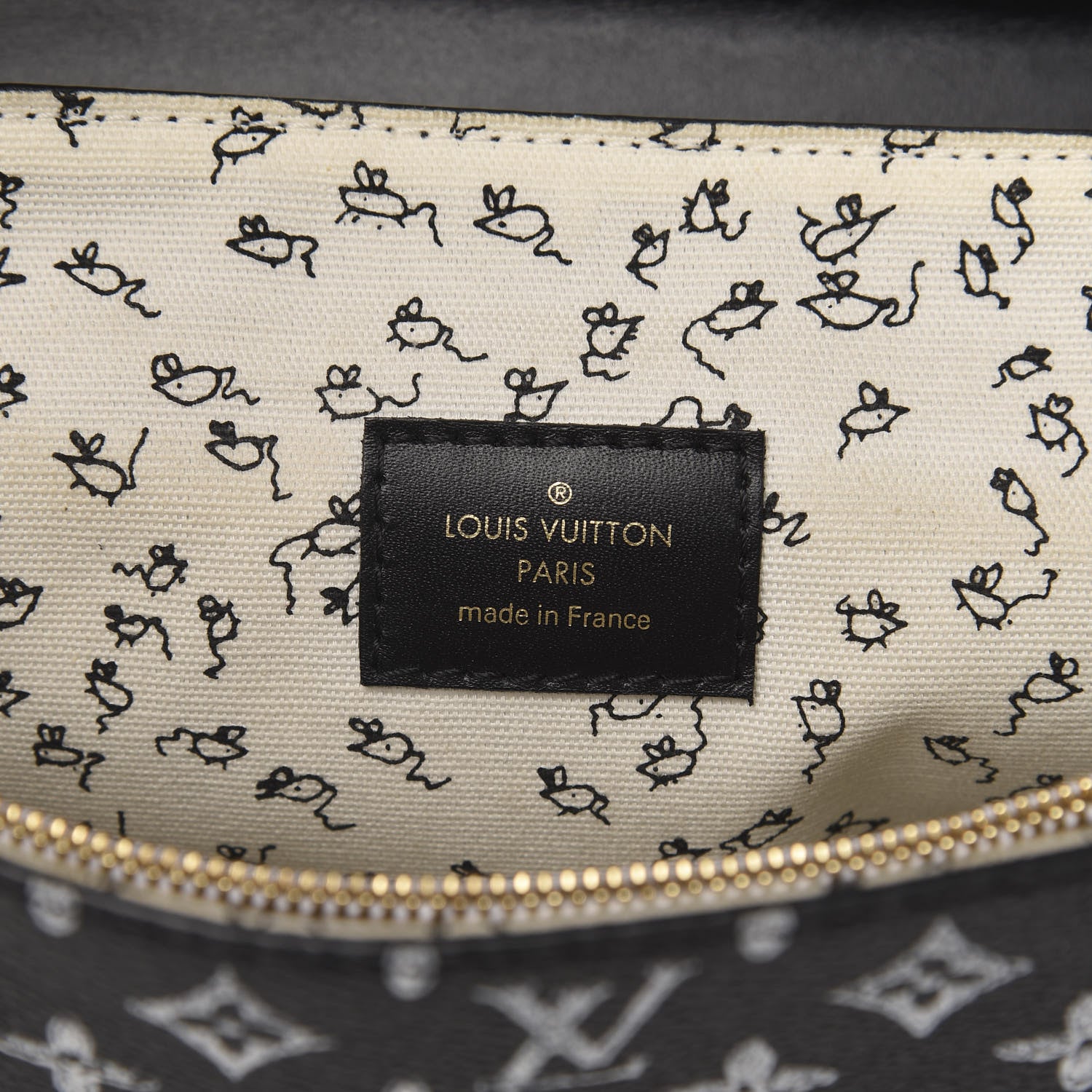 Louis Vuitton Epi Catogram Cat Bag Orange Black 6 of 10