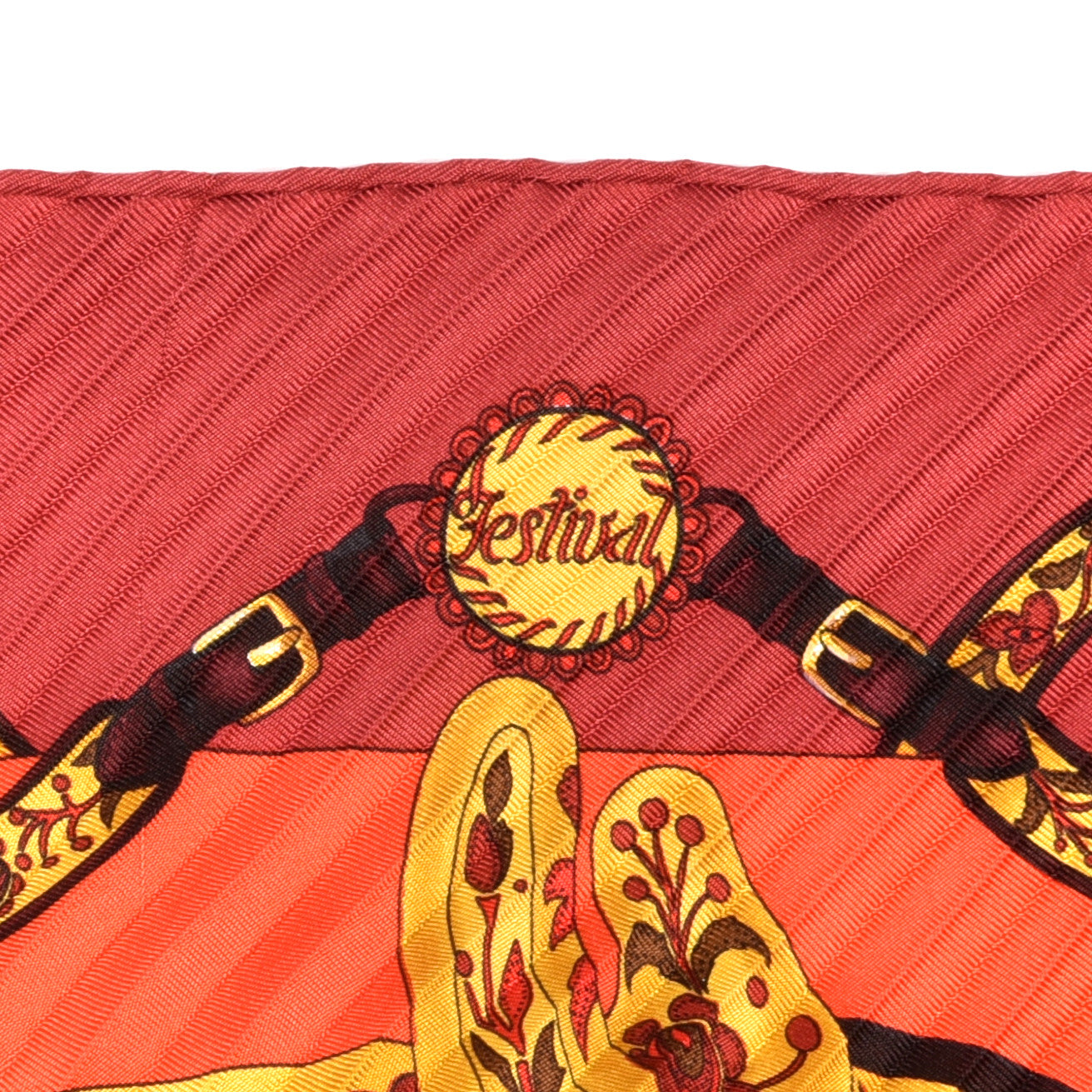 Hermes Silk Plisse Festival Scarf 5 of 7