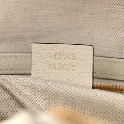 Gucci GG Supreme Monogram Flora Web Small Ophidia Day Backpack White 8 of 11