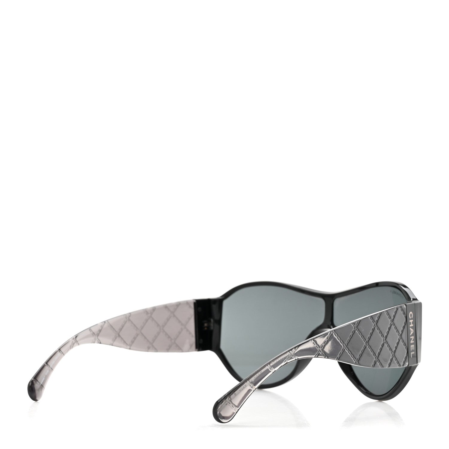 Chanel Acetate Quilted CC Sunglasses 5426 Black 4 of 8