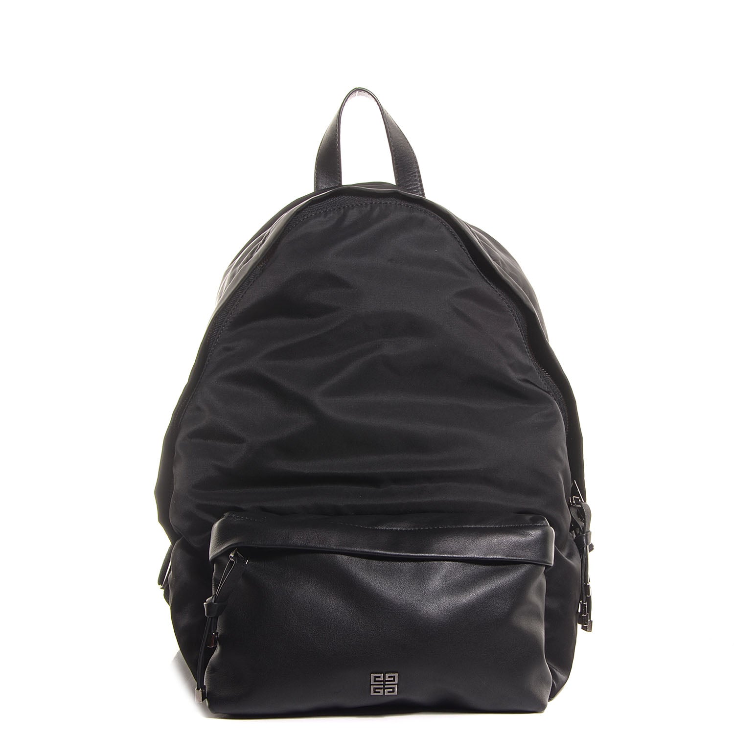 Givenchy Nylon Calfskin Studded Backpack Black 1 of 9