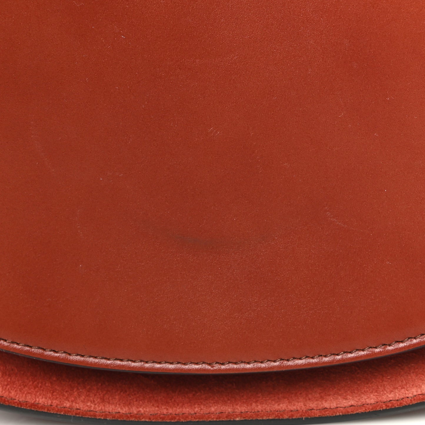Calfskin Suede Large Tess Bag Sepia Brown