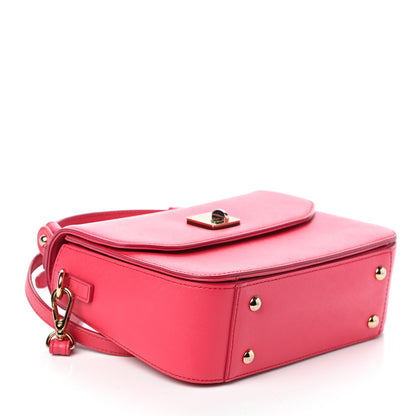 MCM Saffiano Milla Crossbody Pink 4 of 8