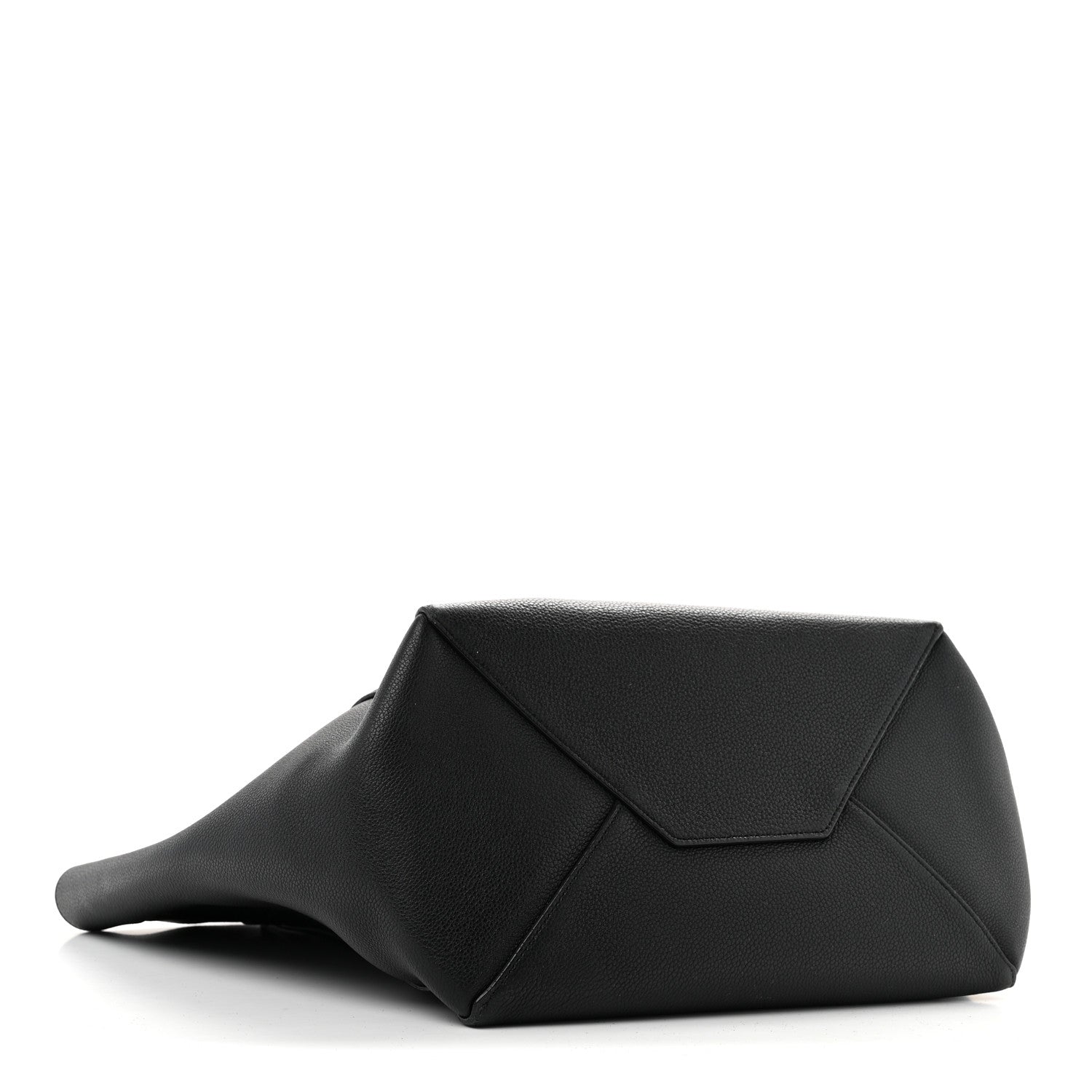Celine Soft Grained Calfskin Small Belt Cabas Phantom Black 4 of 15