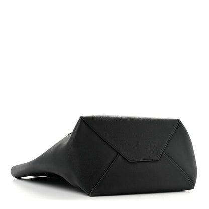 Celine Soft Grained Calfskin Small Belt Cabas Phantom Black 4 of 15