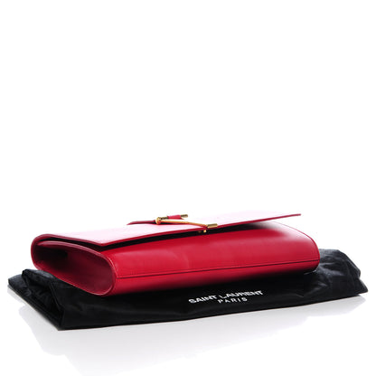 Saint Laurent Leather Classic Y Clutch Rouge Orient 4 of 8