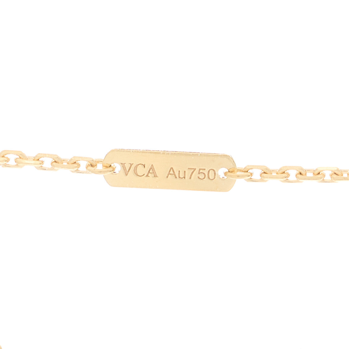 Van Cleef & Arpels 18K Yellow Gold Diamond Large Frivole Pendant Necklace 5 of 5
